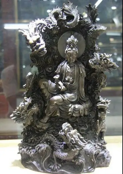 Details about 16" Tibet Bronze Five Dragon Kwan-Yin Avalokitesvara Guanyin Bodhisattva Statue
Details about 16" Tibet Bronze Five Dragon Kwan-Yin Avalokitesvara Guanyin Bodhisattva Statue