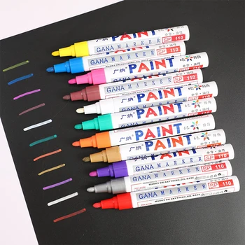 Colourful Waterproof Marker Pen DIY Craft Album Graffiti Pens Permanent Paint Marker Pens For Car Tyre Tire Tread CD Metal Glass
Colourful Waterproof Marker Pen DIY Craft Album Graffiti Pens Permanent Paint Marker Pens For Car Tyre Tire Tread CD Metal Glass