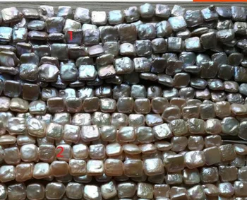 Genuine AAA Natural Pearl 15mm pink purple square freshwater pearl loose beads DIY gift one strands Hole Approx 1mm 37CM 15'' 
Genuine AAA Natural Pearl 15mm pink purple square freshwater pearl loose beads DIY gift one strands Hole Approx 1mm 37CM 15''