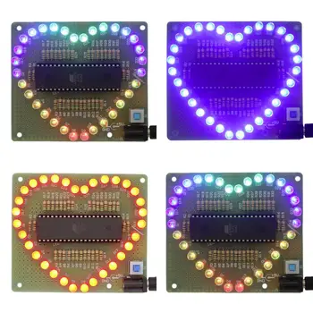 2017 New DIY Kit Heart-shaped LED Red Blue Colorful Light Water Electronic Flashing Set hot
2017 New DIY Kit Heart-shaped LED Red Blue Colorful Light Water Electronic Flashing Set hot