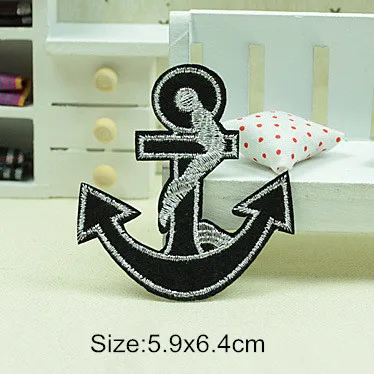 2Pcs/Lot Sea Anchor Embroidered Patches for Clothing Iron on Patches 5.9x6.4cm Apparel Accessories Patches For Clothing Fabric
2Pcs/Lot Sea Anchor Embroidered Patches for Clothing Iron on Patches 5.9x6.4cm Apparel Accessories Patches For Clothing Fabric
