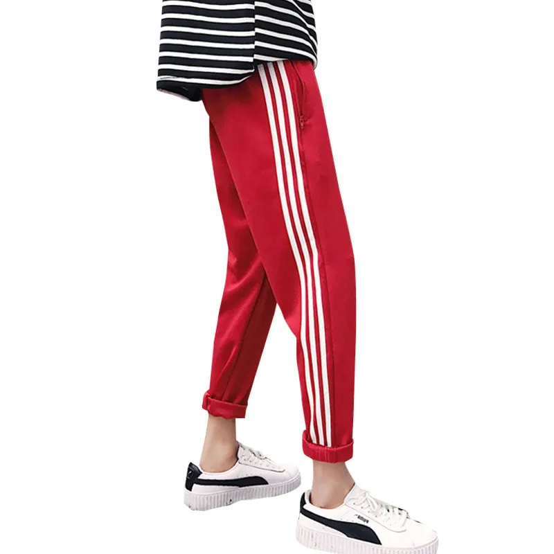 FSDKFAA 2019 Women Three Striped Elastic High Waist Casual Harem Pants Jogger Trousers Pantalon Femme Plus Size Sportswear S-XXL
FSDKFAA 2019 Women Three Striped Elastic High Waist Casual Harem Pants Jogger Trousers Pantalon Femme Plus Size Sportswear S-XXL