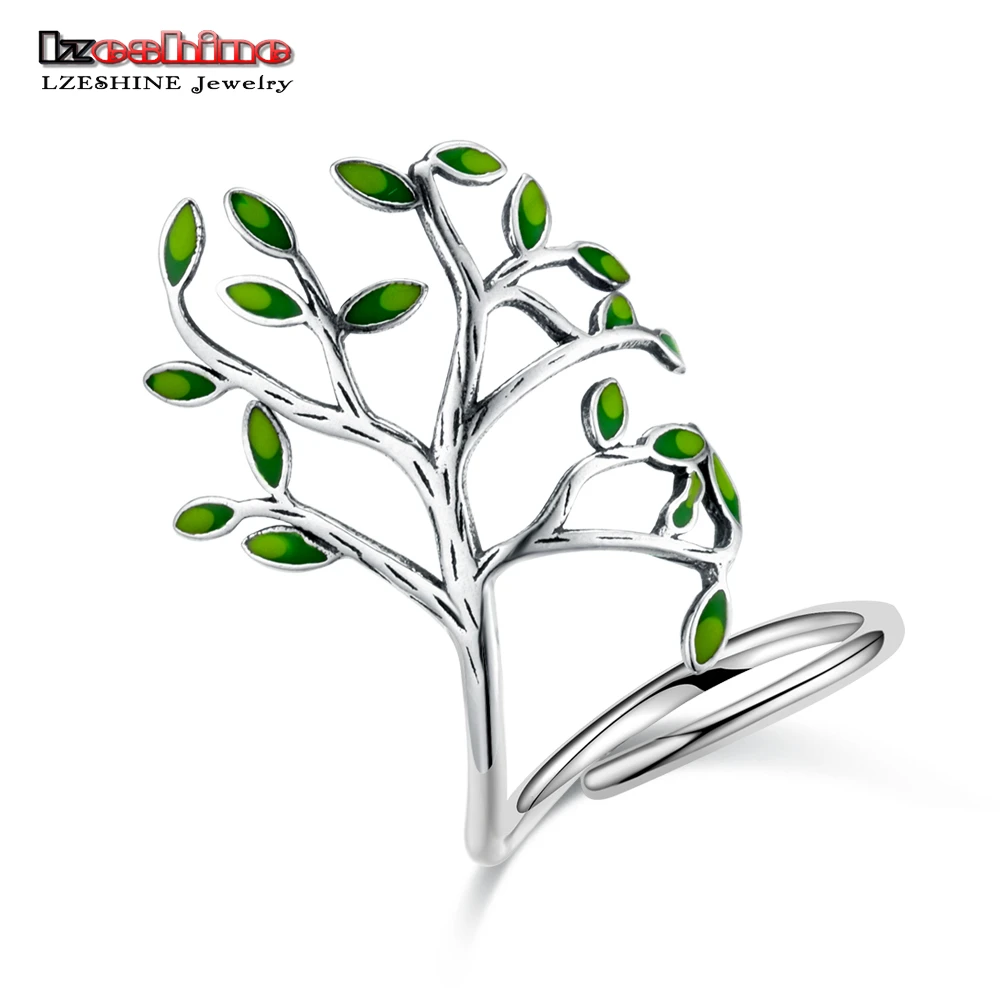 LZESHINE 925 Sterling Silver Fashion Enamel Leave Rings For Women Statement Jewelry Anillos Forest Style Branches Finger Rings
LZESHINE 925 Sterling Silver Fashion Enamel Leave Rings For Women Statement Jewelry Anillos Forest Style Branches Finger Rings