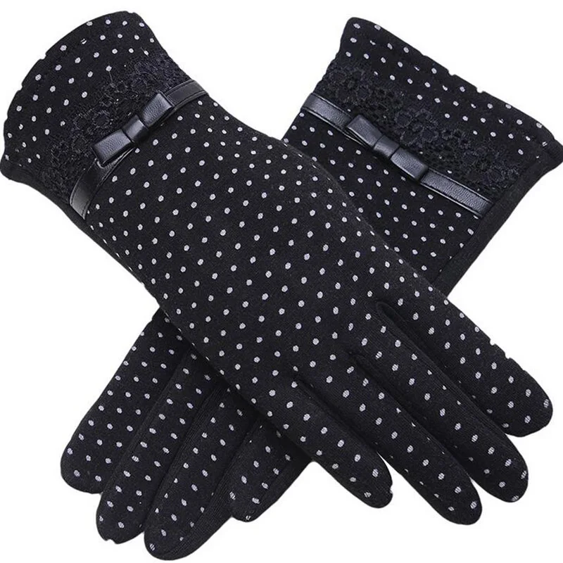 Fashion Female Winter Warm Women Outdoor Sports Touch Screen Plus Cashmere Gloves Lady Bow Lace Cotton Full Finger Gloves 13A
Fashion Female Winter Warm Women Outdoor Sports Touch Screen Plus Cashmere Gloves Lady Bow Lace Cotton Full Finger Gloves 13A