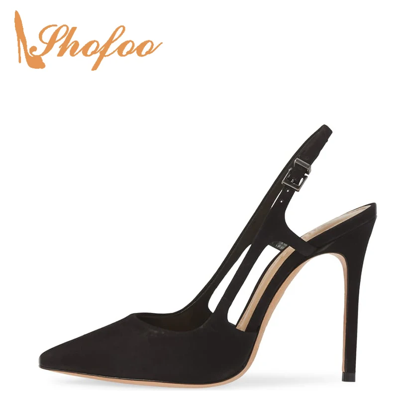 Black Nude High Stilettos Pointed Toe Sandals Woman Ankle Strap Heels Slingbacks Large Size 11 12 For Ladies Summer Shoes Mature
Black Nude High Stilettos Pointed Toe Sandals Woman Ankle Strap Heels Slingbacks Large Size 11 12 For Ladies Summer Shoes Mature
