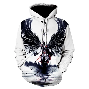 Men's individuality design eagle wing pattern print 3D hoodie fashion men's and women's sports street wear skateboard thin haraj
Men's individuality design eagle wing pattern print 3D hoodie fashion men's and women's sports street wear skateboard thin haraj