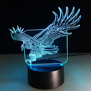 Bluetooth Player Music Sound Speaker with 3D Night Light 7 Colors Flying Big Eagle Shape Nightlight Lamp Gradient Visual Lights
Bluetooth Player Music Sound Speaker with 3D Night Light 7 Colors Flying Big Eagle Shape Nightlight Lamp Gradient Visual Lights