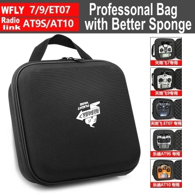 Professinal Storage Bag for WFLY Transmitter 7 9 ET07 Radiolink AT9S AT10II Univeral Remote Controller Protector Handbag Case
Professinal Storage Bag for WFLY Transmitter 7 9 ET07 Radiolink AT9S AT10II Univeral Remote Controller Protector Handbag Case