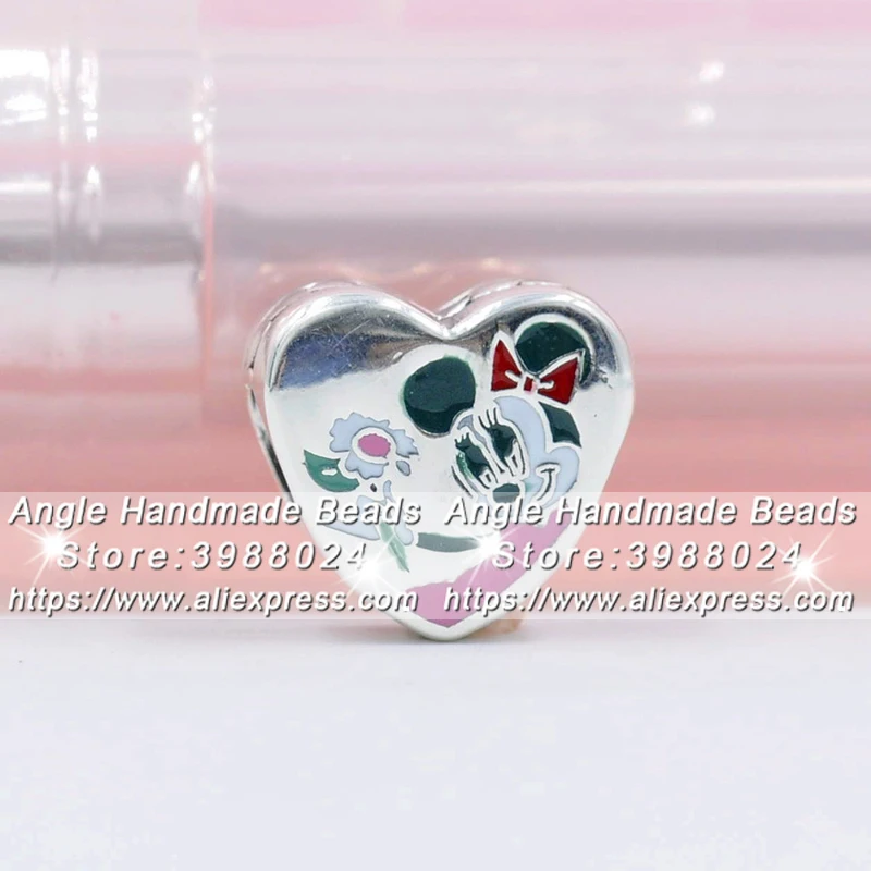 100% Sterling Silver Disn ey Minnie Love Flower Charm With Multicolor Enamel Charm Fits European Style Bracelets Necklaces
100% Sterling Silver Disn ey Minnie Love Flower Charm With Multicolor Enamel Charm Fits European Style Bracelets Necklaces