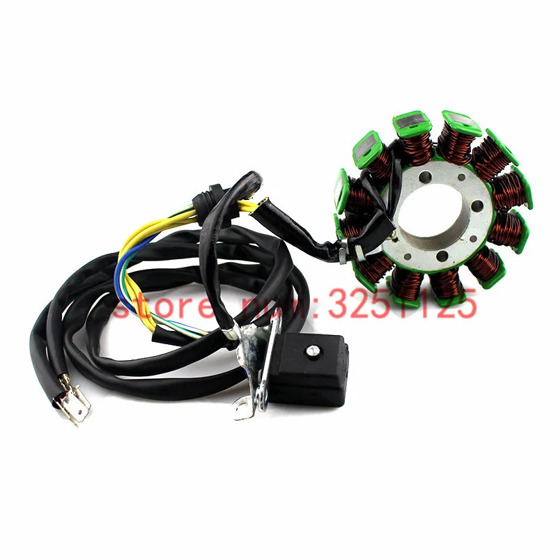 CG125-12 5 wire motorcycle scooter inner rotor kit ignition stator magneto coil Fits for Honda 125cc CG 125 ZJ125 in 12 pole 
CG125-12 5 wire motorcycle scooter inner rotor kit ignition stator magneto coil Fits for Honda 125cc CG 125 ZJ125 in 12 pole