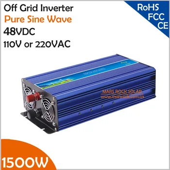 1500W 48VDC Off Grid Inverter, Surge Power 3000W for 110VAC or 220VAC Home Appliances in Solar or Wind Power System
1500W 48VDC Off Grid Inverter, Surge Power 3000W for 110VAC or 220VAC Home Appliances in Solar or Wind Power System