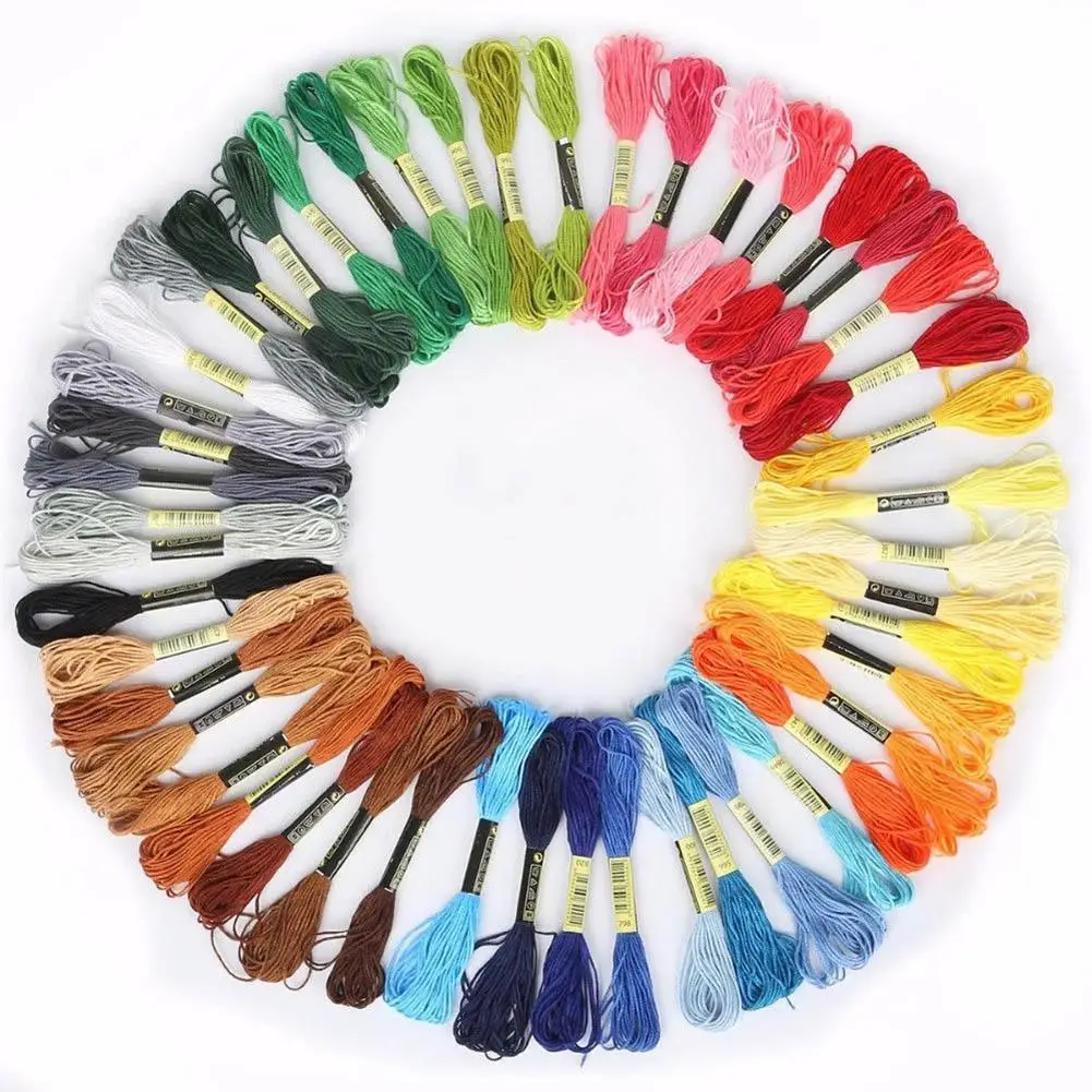 8pcs Cross Stitch Embroidery Thread Multi Colors 7.5m length Similar DMC Threads For DIY Sewing Tools Accessories
8pcs Cross Stitch Embroidery Thread Multi Colors 7.5m length Similar DMC Threads For DIY Sewing Tools Accessories