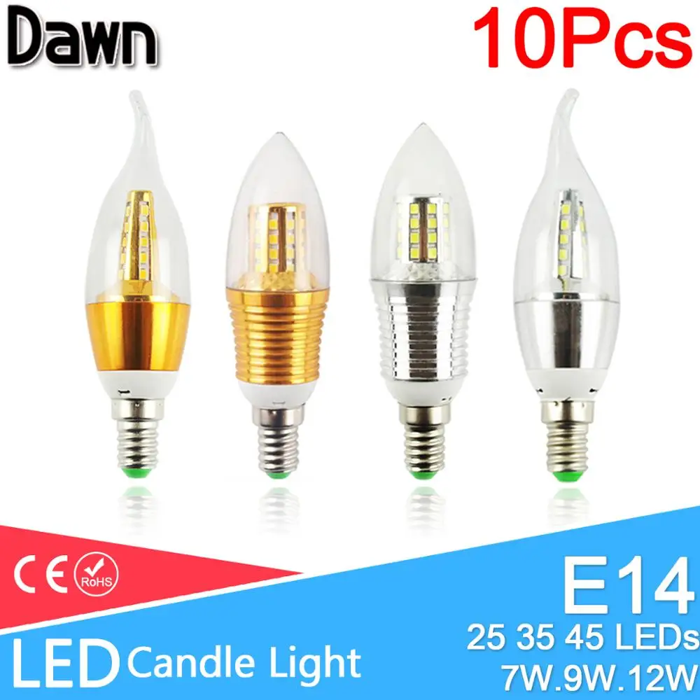 10PCS Led bulb E14 3W 6W Led Lamp AC 220V 240V Candle Bulb 9W 12W Aluminum Cool Warm White Lampada Bombillas Lumiere led light
10PCS Led bulb E14 3W 6W Led Lamp AC 220V 240V Candle Bulb 9W 12W Aluminum Cool Warm White Lampada Bombillas Lumiere led light
