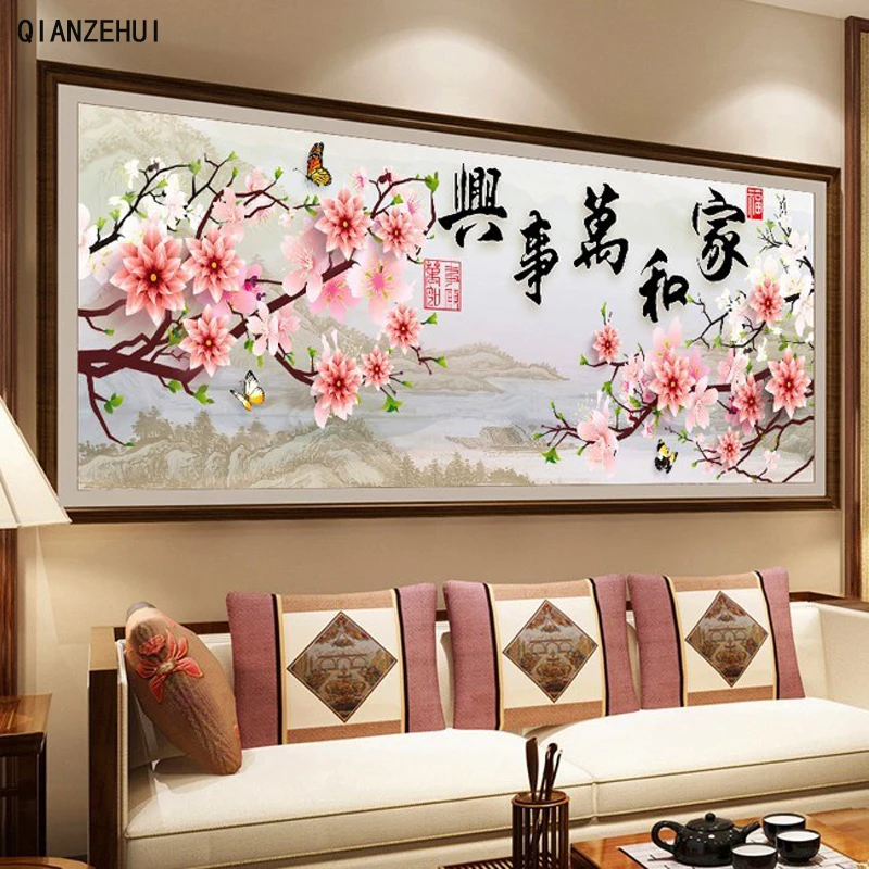 QIANZEHUI,Diamond Embroidery,Round Diamond romantic cherry blossom Full rhinestone 5D Diamond painting cross stitch,needlework
QIANZEHUI,Diamond Embroidery,Round Diamond romantic cherry blossom Full rhinestone 5D Diamond painting cross stitch,needlework