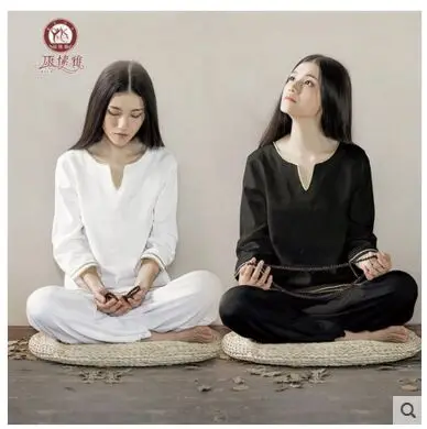 Cotton and linen yoga suit quality goods Female high temperature meditation yoga clothing
Cotton and linen yoga suit quality goods Female high temperature meditation yoga clothing
