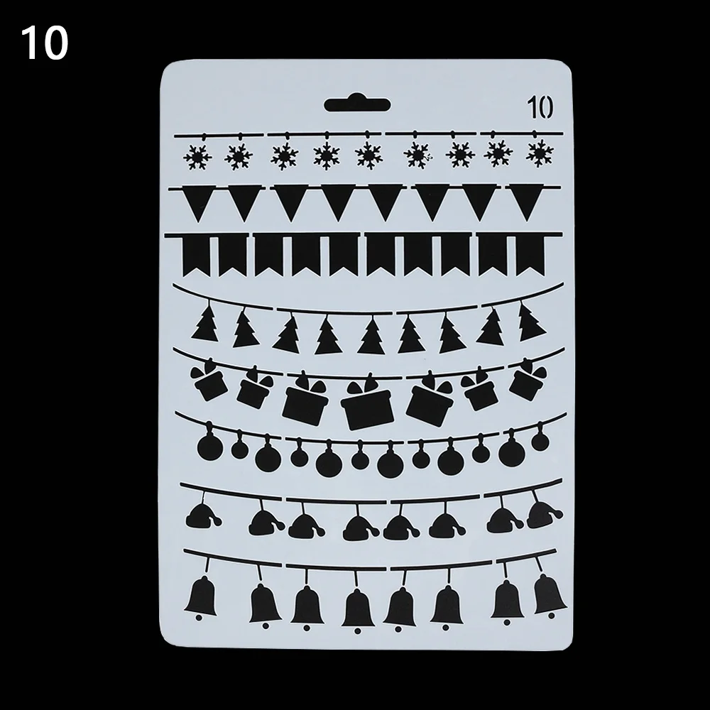 Christmas Decor Banner Hollow Layering Stencils For Wall Painting Scrapbooking Stamping Album Decorative Embossing Template #10
Christmas Decor Banner Hollow Layering Stencils For Wall Painting Scrapbooking Stamping Album Decorative Embossing Template #10