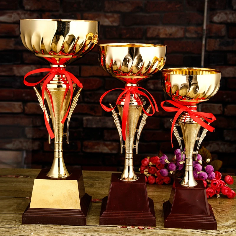 High Quality Metal Cup Body Trophy Sports Meeting Competition With Custom Base Exquisite Trophies Champions Craft Souvenir
High Quality Metal Cup Body Trophy Sports Meeting Competition With Custom Base Exquisite Trophies Champions Craft Souvenir