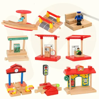 Wooden Track Accessories Roadblocks Barrier Track Scene Waitting Room Oil Station Toys for Children
Wooden Track Accessories Roadblocks Barrier Track Scene Waitting Room Oil Station Toys for Children