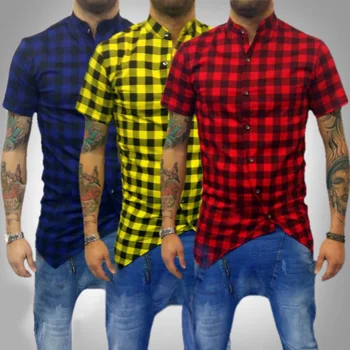 Men casual Plaid shirt short sleeve male shirt camisas hombre masculina XS-4XL Casual Cotton Slim Fit Mens Shirts
Men casual Plaid shirt short sleeve male shirt camisas hombre masculina XS-4XL Casual Cotton Slim Fit Mens Shirts