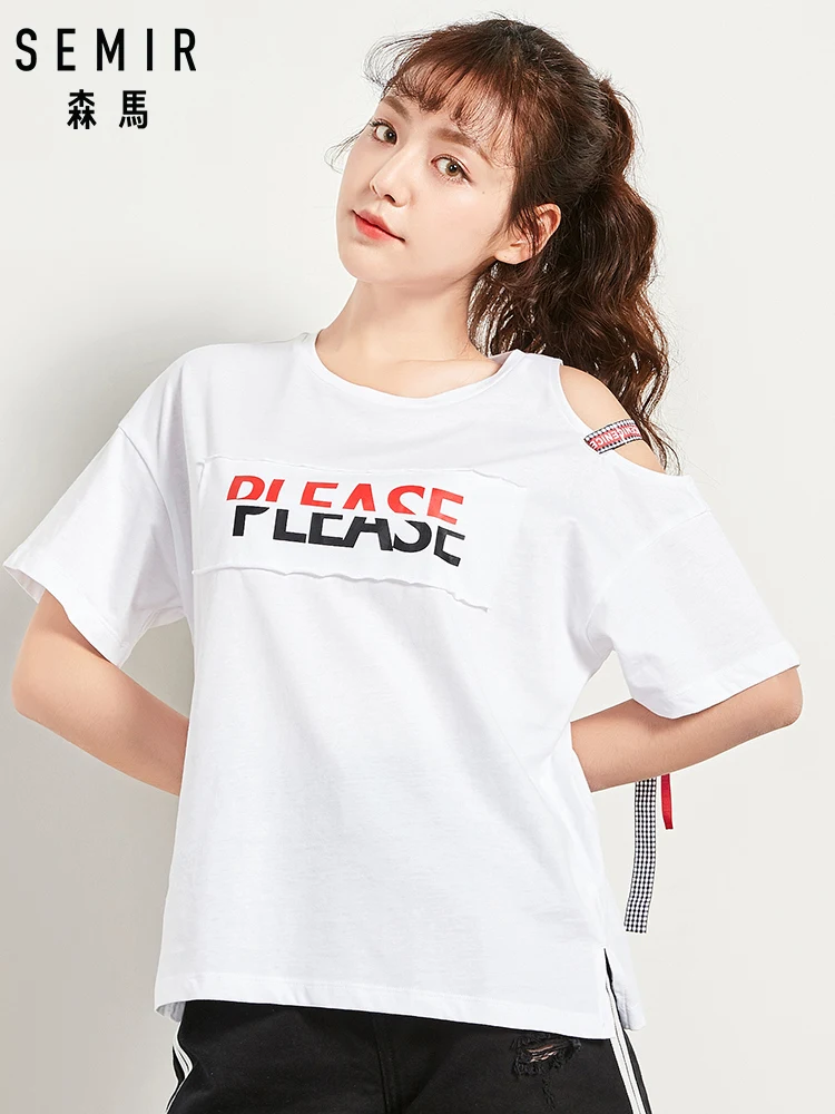 SEMIR women short sleeve t shirt womens streetwear 2019 summer new fashion brand clothing hip hop t-shirt female tops
SEMIR women short sleeve t shirt womens streetwear 2019 summer new fashion brand clothing hip hop t-shirt female tops