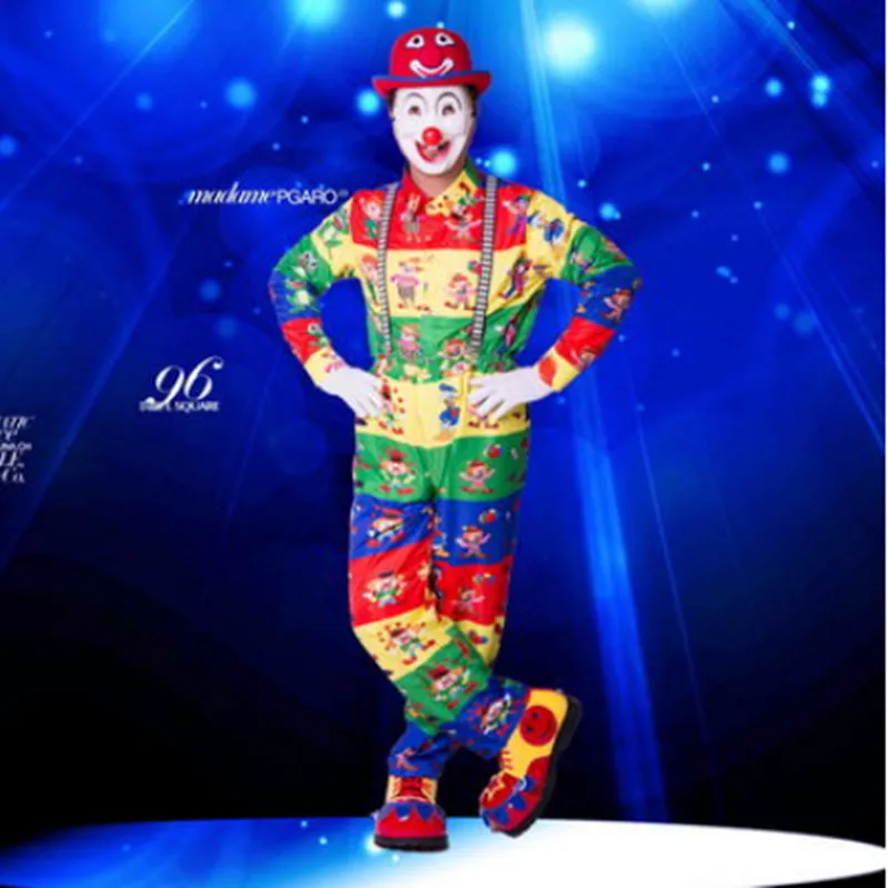 professional clown costumes for men halloween costumes funny cosplay joker costumes carnival clothing
professional clown costumes for men halloween costumes funny cosplay joker costumes carnival clothing