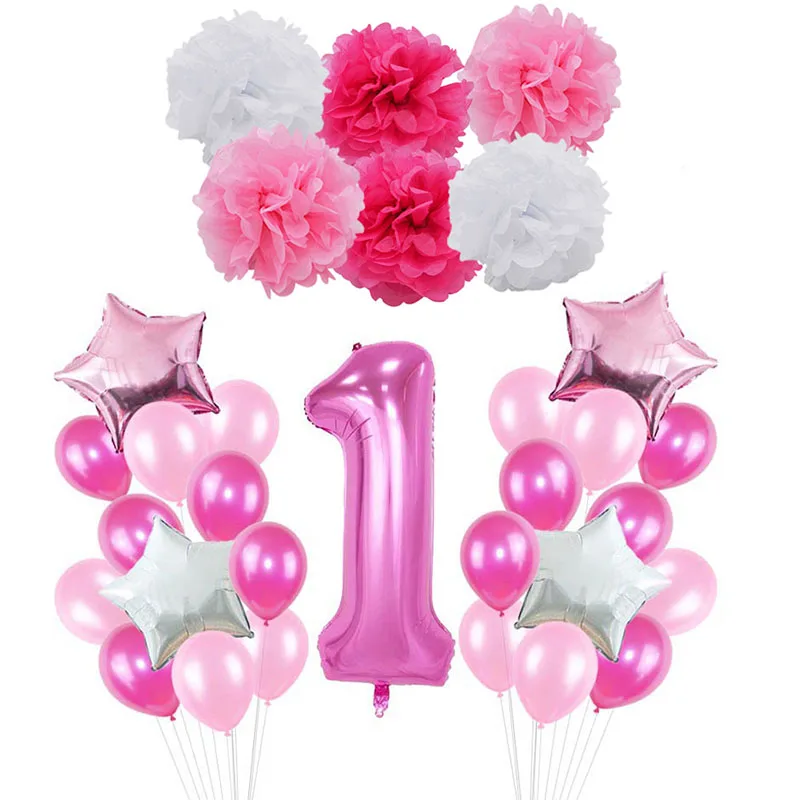 1Set Baby Shower Balloons Kids Girl Boy Happy 1st Birthday Party Decoration Helium Ballon Wedding Party Favors Hanging Bunting
1Set Baby Shower Balloons Kids Girl Boy Happy 1st Birthday Party Decoration Helium Ballon Wedding Party Favors Hanging Bunting