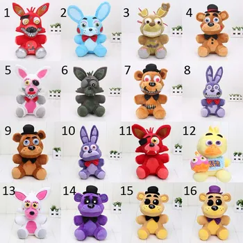 25cm Hot Games FNAF Five Nights at Freddy's 5 Nightmare Green Bonnie Freddy Bear Red Foxy Mangle Shadow Plush Doll Kids Gifts
25cm Hot Games FNAF Five Nights at Freddy's 5 Nightmare Green Bonnie Freddy Bear Red Foxy Mangle Shadow Plush Doll Kids Gifts