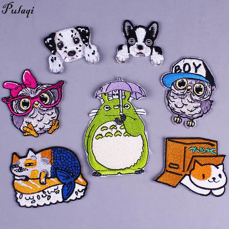 Pulaqi My Neighbor Totoro Patches Diy patch for clothing Cartoon owl patch iron patches for clothing kids stripes on clothes H
Pulaqi My Neighbor Totoro Patches Diy patch for clothing Cartoon owl patch iron patches for clothing kids stripes on clothes H