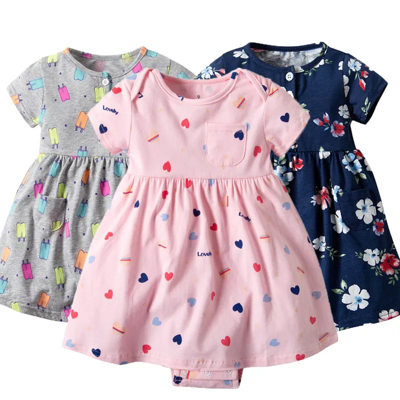Cotton Baby Dresses for Girl Cartoon Newborn Baby Girl Dresses Toddler Princess Short Sleeve Dress Casual Flora Romper Clothes
Cotton Baby Dresses for Girl Cartoon Newborn Baby Girl Dresses Toddler Princess Short Sleeve Dress Casual Flora Romper Clothes