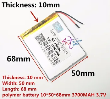 best battery brand Size 105068 3.7V 3700mah Lithium polymer Battery with Protection Board For PDA Tablet PCs Digital Products
best battery brand Size 105068 3.7V 3700mah Lithium polymer Battery with Protection Board For PDA Tablet PCs Digital Products