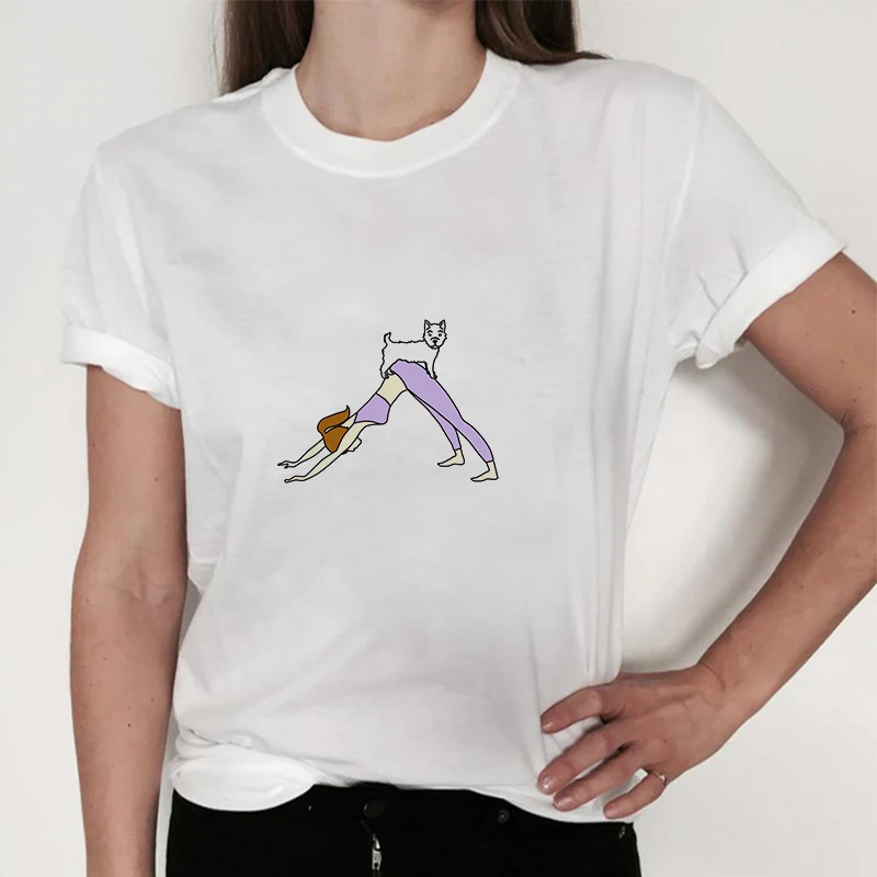 Vogue Westie Mom cartoon graphic pattern short sleeve cat t shirt harajuku t shirt casual women funny white tops female
Vogue Westie Mom cartoon graphic pattern short sleeve cat t shirt harajuku t shirt casual women funny white tops female