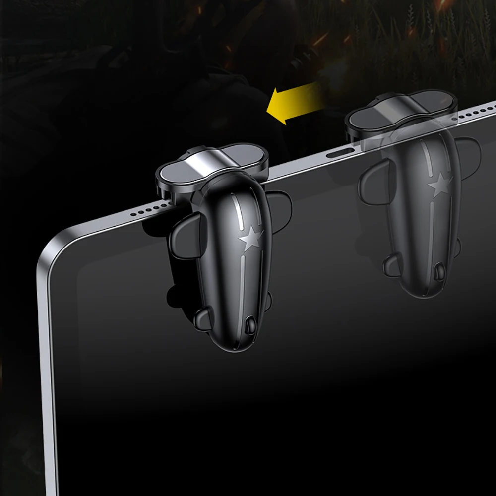 2PCS For PUBG Games Shooter Fire Button L1 R1 Control Gaming Trigger Shooting Game Joystick For iPad Pro Xiaomi Huawei Tablets
2PCS For PUBG Games Shooter Fire Button L1 R1 Control Gaming Trigger Shooting Game Joystick For iPad Pro Xiaomi Huawei Tablets