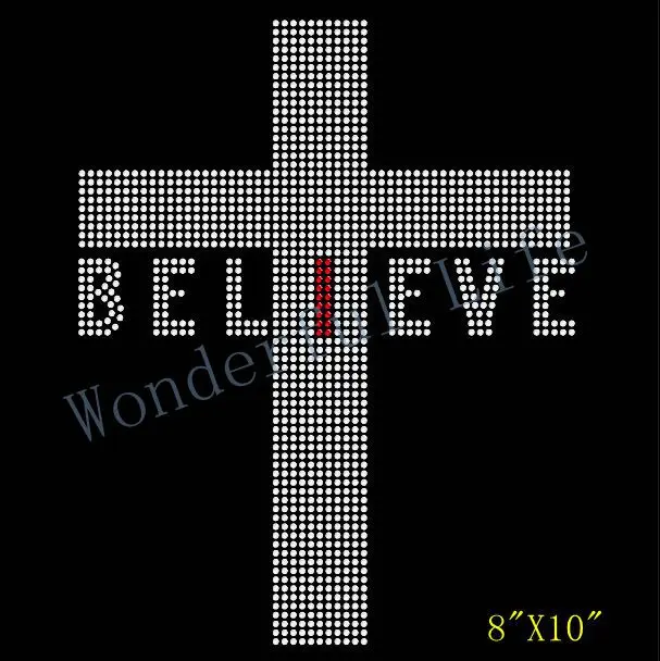 Free Shipping cross with believe hotfix rhinestone Iron On heat transfer bling transfer for clothing
Free Shipping cross with believe hotfix rhinestone Iron On heat transfer bling transfer for clothing