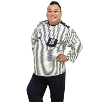 4XL Sexy stripes mens sleepwear sets 100% cotton long sleeves pijamas pyjamas homme casual men winter pajama sets men night wear
4XL Sexy stripes mens sleepwear sets 100% cotton long sleeves pijamas pyjamas homme casual men winter pajama sets men night wear