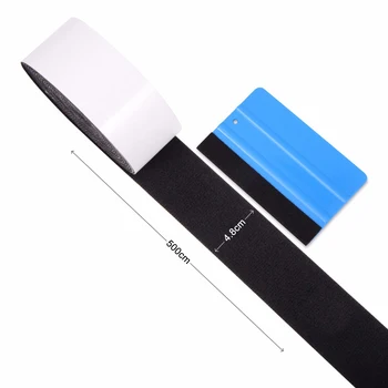 EHDIS 4.8CM*500CM Roll Vinyl Foil Film Felt Tape For Squeegee With Self Adhesive Glue Car Wrap Felt Edge Cloth Window Tints Tool
EHDIS 4.8CM*500CM Roll Vinyl Foil Film Felt Tape For Squeegee With Self Adhesive Glue Car Wrap Felt Edge Cloth Window Tints Tool