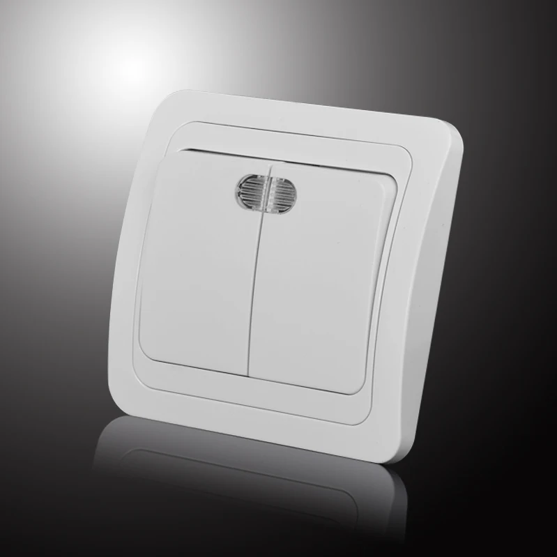 Light Switch two gang switch with indicater white Color European inset wall switch DIY 10A 250V legrand Schneider livolo
Light Switch two gang switch with indicater white Color European inset wall switch DIY 10A 250V legrand Schneider livolo