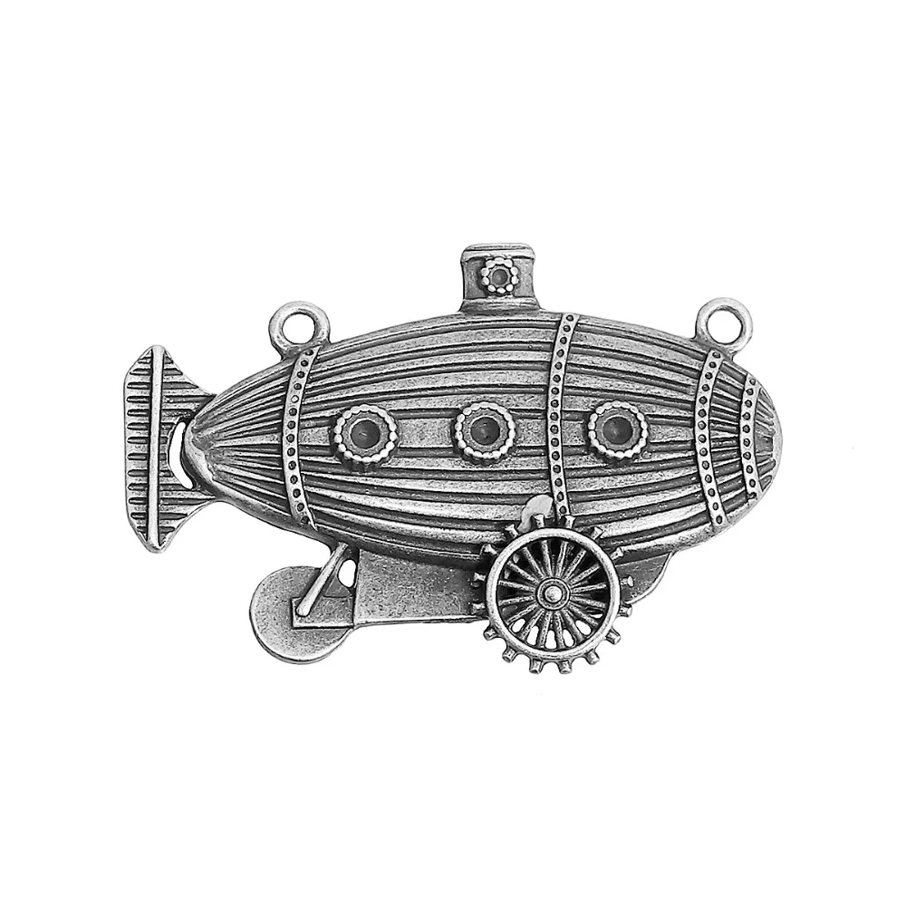 DoreenBeads Zinc Based Alloy Antique Bronze Silver Steampunk Connectors Boat Gear Fashion DIY Componets 49mm x 33mm, 2 PCs
DoreenBeads Zinc Based Alloy Antique Bronze Silver Steampunk Connectors Boat Gear Fashion DIY Componets 49mm x 33mm, 2 PCs