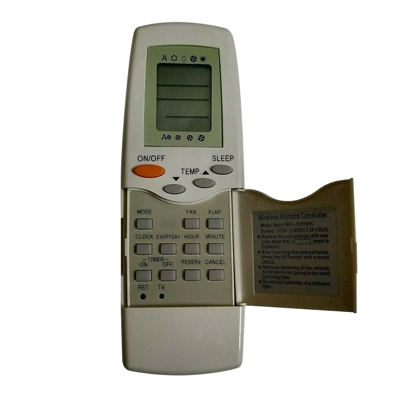 Replacement Air Conditioner Remote Control For Carrier RFL-0601EL AC Power Air Conditioning
Replacement Air Conditioner Remote Control For Carrier RFL-0601EL AC Power Air Conditioning