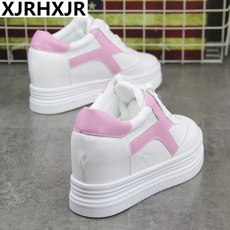 7CM White Sneakers Shoes Female 2019 Spring New Student Platform High Heel Casaul Shoes Fashion Woman Sneakers Hidden Heel
7CM White Sneakers Shoes Female 2019 Spring New Student Platform High Heel Casaul Shoes Fashion Woman Sneakers Hidden Heel