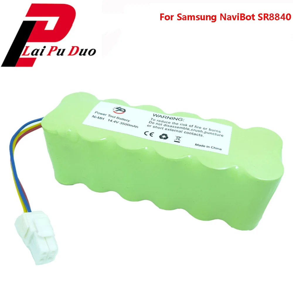 14.4V 3500mAh NI-MH Vacuum Cleaner Rechargeable battery for Samsung NaviBot SR8840 SR8845 SR8855 SR8895 VCR8845 VCR8895
14.4V 3500mAh NI-MH Vacuum Cleaner Rechargeable battery for Samsung NaviBot SR8840 SR8845 SR8855 SR8895 VCR8845 VCR8895