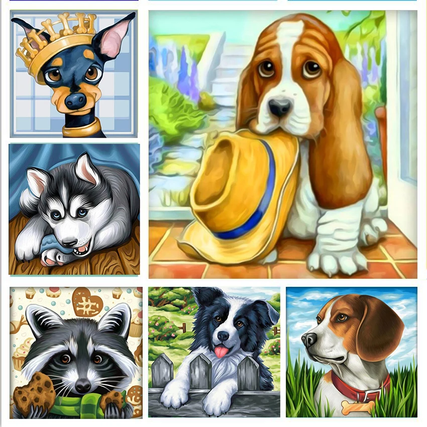 Hot Sale Diy 5D Diamond Embroidery Cartoon Dog 5D Diamond Mosaic Sale Animal Diamond Painting Kits Daimond-painting Kids' Gift
Hot Sale Diy 5D Diamond Embroidery Cartoon Dog 5D Diamond Mosaic Sale Animal Diamond Painting Kits Daimond-painting Kids' Gift