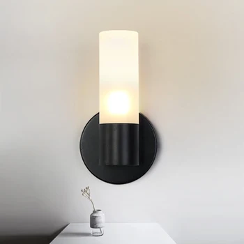 Nordic Wall Lamp Simple Bedroom Wall Light Creative Study Lamp Personality Living Room Light Modern Corridor Lamps
Nordic Wall Lamp Simple Bedroom Wall Light Creative Study Lamp Personality Living Room Light Modern Corridor Lamps