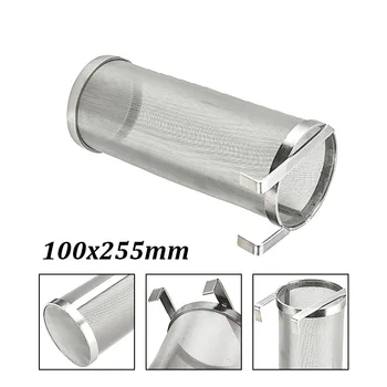 304 Stainless Steel Beer Pellet Hop Filter Hop Spider Strainer Homebrew Drink Filtering for Brew Kettle 100x255mm 400 Micron
304 Stainless Steel Beer Pellet Hop Filter Hop Spider Strainer Homebrew Drink Filtering for Brew Kettle 100x255mm 400 Micron