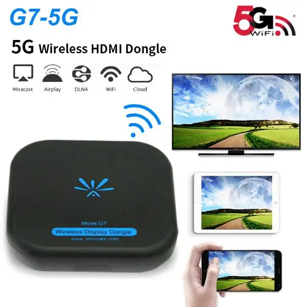 5G Wireless Display TV Receiver Dongle Miracast Airplay DLNA HDMI 1080P Wifi Mirror Cast TV Stick For Android IOS Windows PC
5G Wireless Display TV Receiver Dongle Miracast Airplay DLNA HDMI 1080P Wifi Mirror Cast TV Stick For Android IOS Windows PC