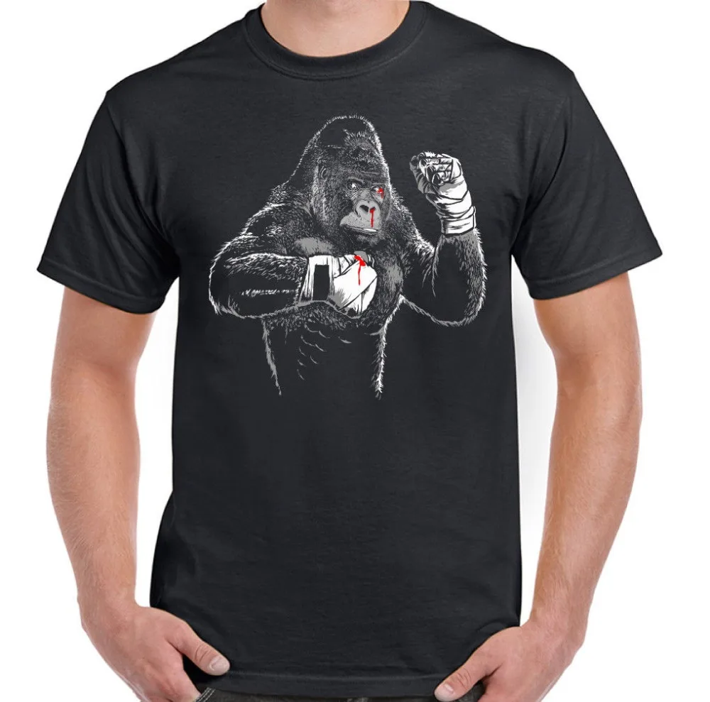 Boxing Gorilla Men Funny T-Shirt Mma Muay Thai Kick Boxing Training Top Men 2019 New Short Sleeve Hipster Male Tees Shirt
Boxing Gorilla Men Funny T-Shirt Mma Muay Thai Kick Boxing Training Top Men 2019 New Short Sleeve Hipster Male Tees Shirt