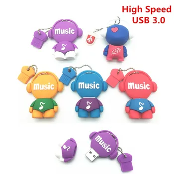 High Speed USB 3.0 PenDrive Cartoon 32GB Music Man USB Flash Drive 4GB 8GB 16GB Pen Drive Musician Flash Memory Stick U Disk
High Speed USB 3.0 PenDrive Cartoon 32GB Music Man USB Flash Drive 4GB 8GB 16GB Pen Drive Musician Flash Memory Stick U Disk