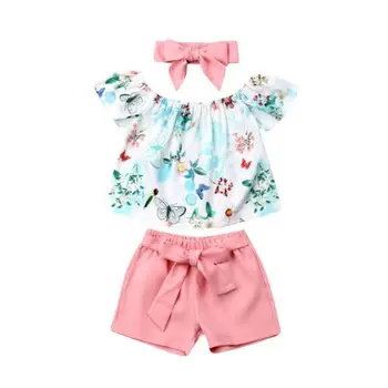 New Baby Girl FloralTop Shirt Bow Shorts Pants Toddler Newborn Clothes 2Pcs Outfit
New Baby Girl FloralTop Shirt Bow Shorts Pants Toddler Newborn Clothes 2Pcs Outfit