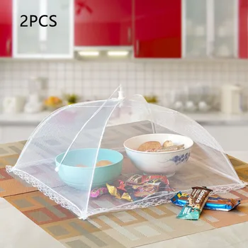Food Covers 2pcs Large Pop-Up Mesh Screen Prevent Insects Protect Food Cover Tent Dome Net Umbrella Picnic Collapsible Drop Ship
Food Covers 2pcs Large Pop-Up Mesh Screen Prevent Insects Protect Food Cover Tent Dome Net Umbrella Picnic Collapsible Drop Ship