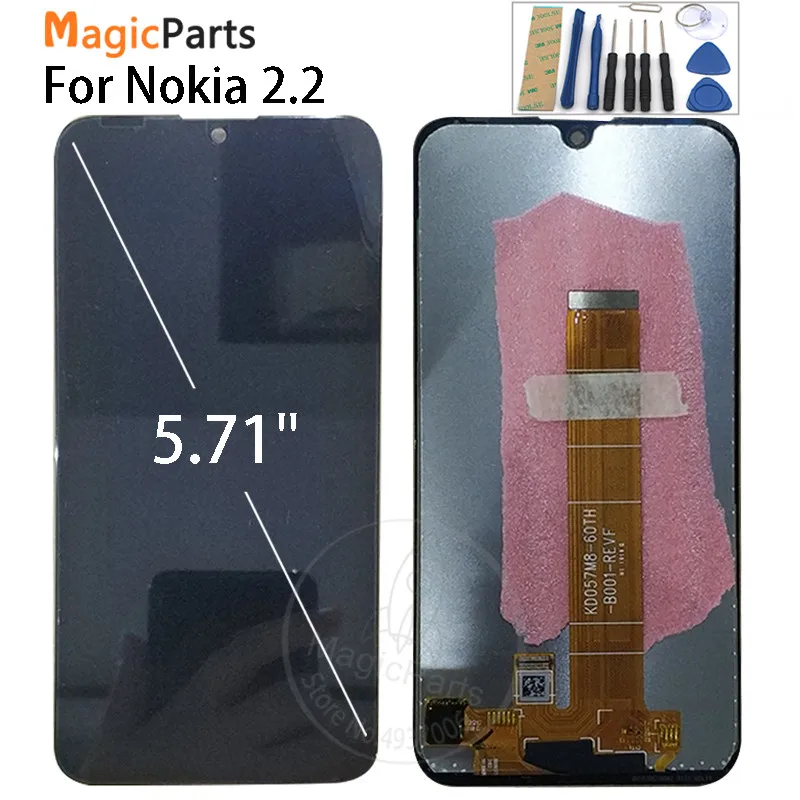 Original 5.71'' For Nokia 2.2 LCD Display with Touch Screen Digitizer Assembly Replacement + tools For Nokia 2.2 LCD
Original 5.71'' For Nokia 2.2 LCD Display with Touch Screen Digitizer Assembly Replacement + tools For Nokia 2.2 LCD