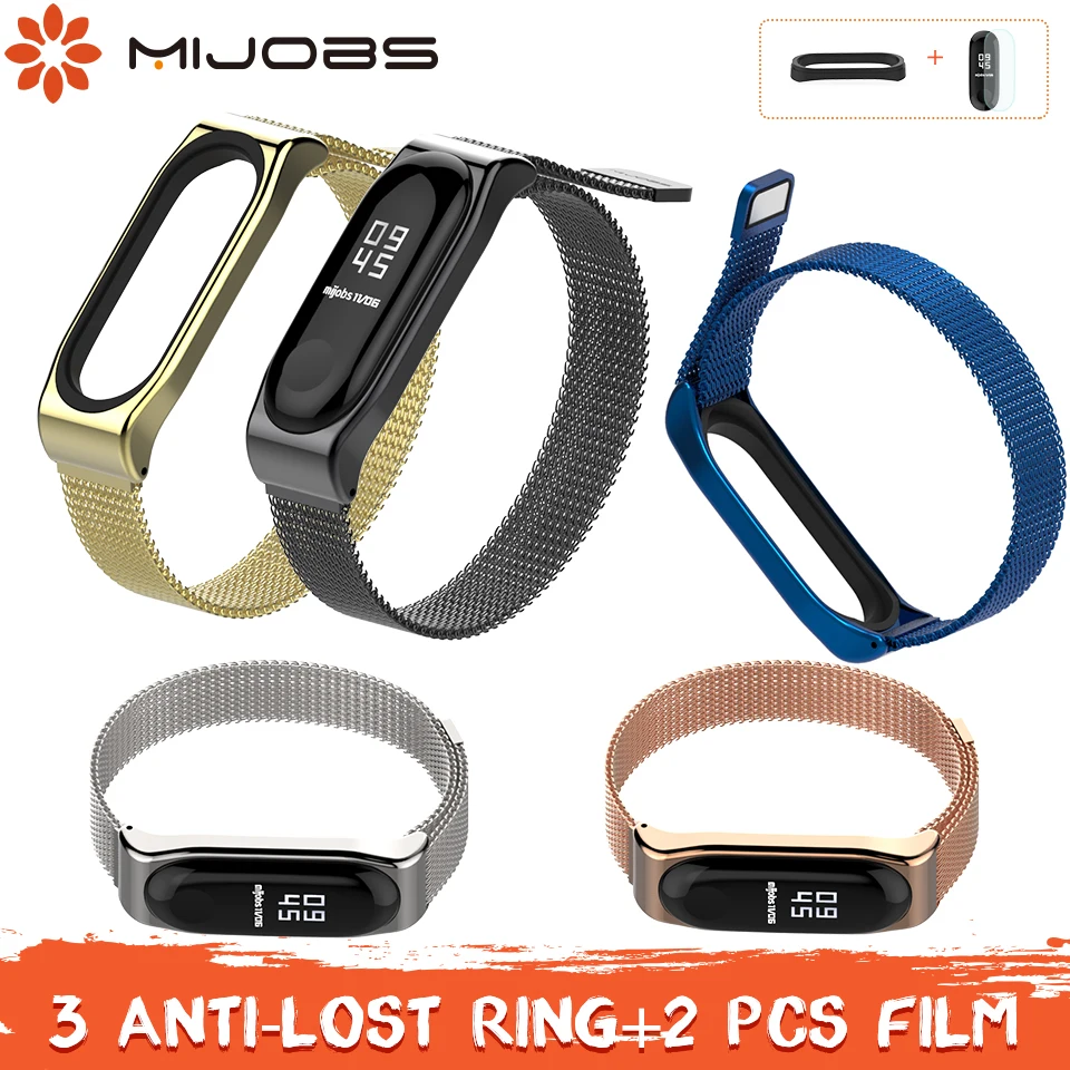 Mijobs Mi band 3 Metal Strap Bracelet for Xiaomi Mi Band 3 4 Smart Band Correa Mi band 4 Accessories Screwless Wristband Steel
Mijobs Mi band 3 Metal Strap Bracelet for Xiaomi Mi Band 3 4 Smart Band Correa Mi band 4 Accessories Screwless Wristband Steel